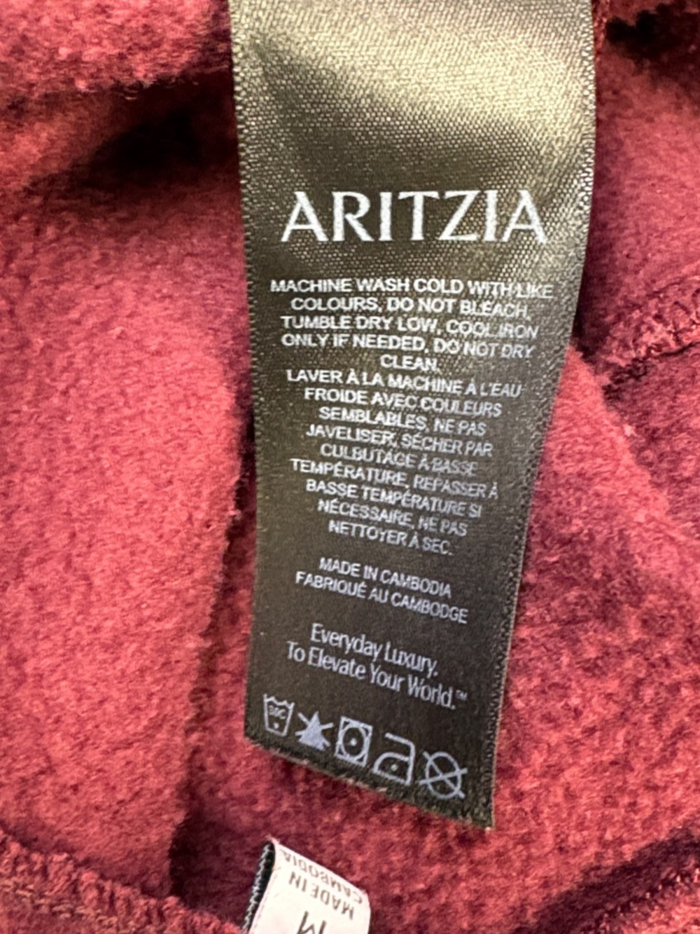 SOLD IN STORE Aritzia Sweatfleece Cozy Fleece Boyfriend Fit Wide Leg - Picture 11 of 14